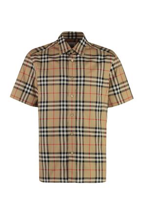Burberry Beige Regular Checks Shirt