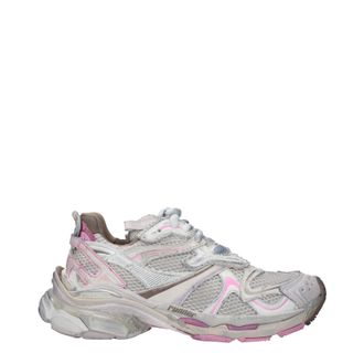 Balenciaga Runner 2 Damens Sneakers aus grauem/rosa Stoff