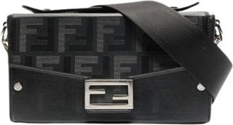 Fendi Pre-owned Cross Body Bags, female, Black, Size: ONE SIZE Pre-owned Vintage Cross Body Bag