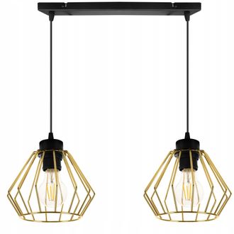 OEM L&aacute;mpara De Techo Colgante L&aacute;mpara De Ara&ntilde;a Dorada Loft Druciak