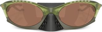 Oakley Occhiali da sole ovali - Verde