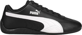 Puma Mens Speedcat Shield Leather Lace Up Sneakers Shoes Casual - Black, Black, 8