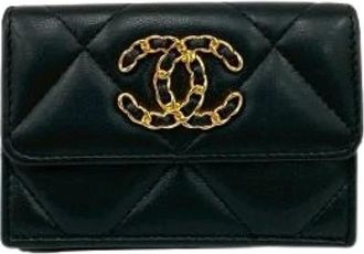Chanel Pre-owned Wallets, female, Black, Size: ONE SIZE Pre-owned Vintage Wallet