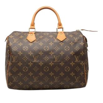 Louis Vuitton Pre-owned Speedy 30 - Dames - Pre-owned - Bruin - Maat: ONE Size Leer