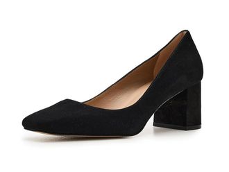 L.k. Bennett Sally Square Toe Courts High Heels Black : EU 41 (US Womens 11) M, Suede