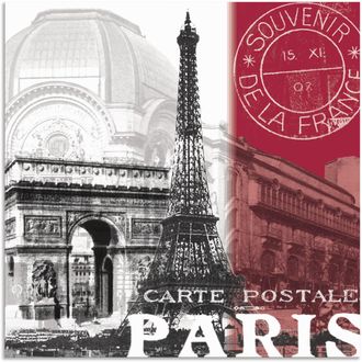 Artland Wandbild »Paris« Gebäude 1 Stk. tlg. als Alubild, Outdoorbild, Leinwandbild in verschied. Grössen