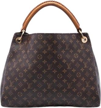 Louis Vuitton Pre-owned Artsy MM - Dames - Vintage Handtas - Bruin - ONE Size - Leer - Vintage