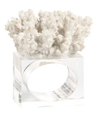 Zodax Lia Coral Napkin Rings