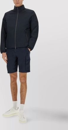 Woolrich waterproof bomber jacket with elastic cuffs