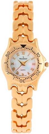 Peugeot Luxury MOP Bracelet Watch- 25MM in Gold at Nordstrom