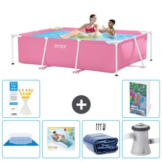 Intex Piscina Con Estructura Rectangular - 220x150x60 Cm - 7-piezas S171