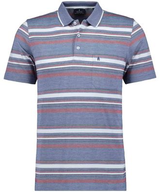 Ragman Poloshirt RAGMAN, Herren, Gr. XXL, taubenblau, 70% Baumwolle 30% Polyester, regular fit, ohne Ausschnitt, Shirts Poloshirt