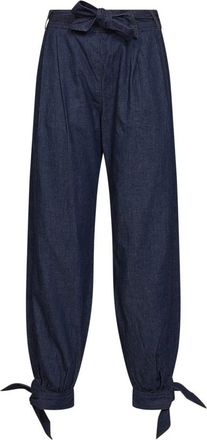 Zimmermann Aster Denim Harem Pant - Dames - Broeken - Zwart - S - Denim - Broeken