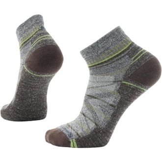 Smartwool Hike Light Cushion Pattern Ankle Socks Gray XL