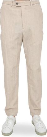 Emporio Armani Beige Chino Broek - Heren - Chinos - Beige - M - Polyester - Broeken