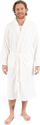 Leveret Mens Fleece Robe in Off White at Nordstrom, Size X-Large