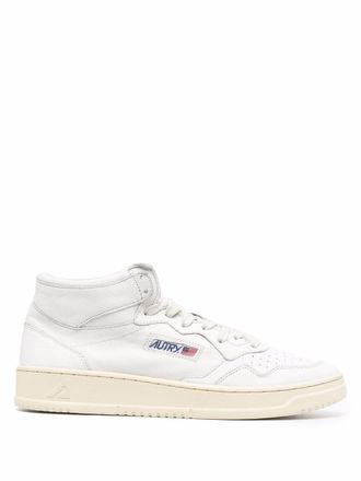 Autry Medalist leather sneakers - White