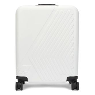 K-Way K-Way, Cabin Bags, male, White, Size: ONE SIZE Rigid Trolley Eudoxie