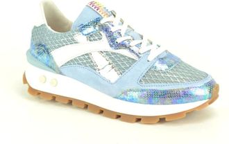 Floris Van Bommel Schoenen, Dames, Blauw, 37 EU, L.Blauw Combi Runner N