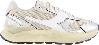 Diadora Elite Mercury Damesschoenen - Dames - Sneakers - Grijs - 40 EU - Schoenen