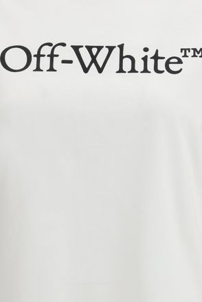 Off-white Womens T-Shirt Big Logo Bookish White-Black Cotton T-Shirts & Jerseys White/black