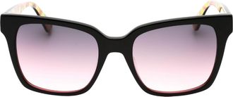 Kate Spade New York Harlow/G/S grijze fuchsia lens zwarte zonnebril