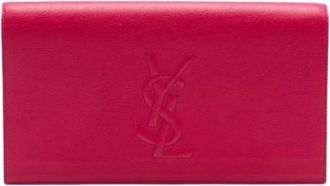 Saint Laurent Pre-owned Clutches, female, Pink, Size: ONE SIZE Pre-owned Belle de Jour Clutch