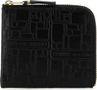 Comme Des Gar&ccedil;ons Comme Des Garcons Black Leather Card Holder