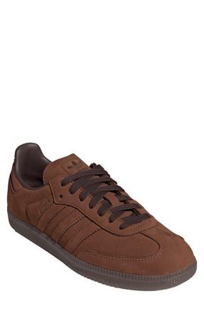 adidas Gender Inclusive Samba OG Sneaker in Preloved Brown/Coffee/Gum5 at Nordstrom, Size 10.5 Womens