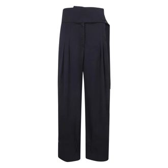 Entire studios Straight Pantaloni - - Trousers - Donna - Nero - S