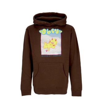 Obey Daydream Dames Hoodie Basic Fleece Bruin - Dames - Hoodies - Bruin - S - Katoen - Hoodies & sweatvesten