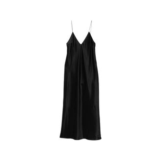 Khaite Taja V-neck Strap Dress