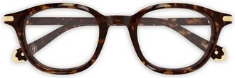 Cartier Occhiali tondi - Marrone