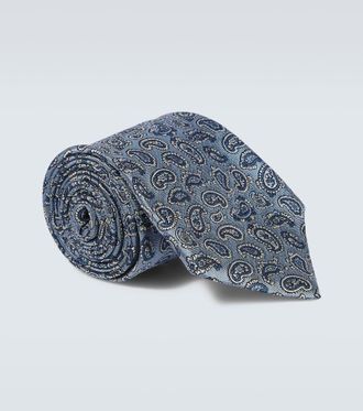 Etro Paisley silk tie