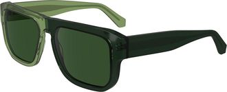 Calvin Klein Jeans CKJ24607S 305 Mens Sunglasses Green Size 55