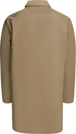 Barbour Mens Mac Jacket Rokig Washed Stone Stone-Highland Lake Polyester Stone/highland