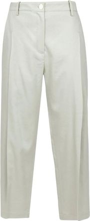 Alysi Pantalone con pences - - Trousers - Donna - Verde - L