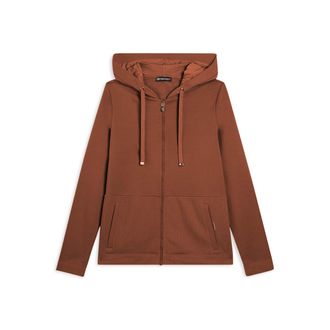 Freddy Felpa donna con cappuccio e inserti micro-trecce
