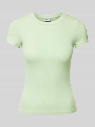 Jake*s Casual T-Shirt mit Rundhalsausschnitt in Hellgruen, Größe XXL