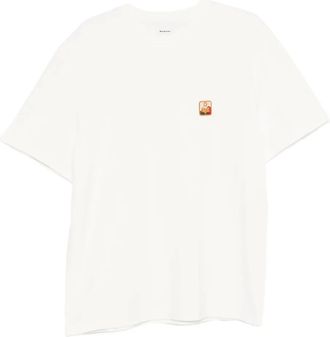 Isabel Marant T-shirt in cotone con ricamo - Bianco