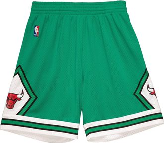 Mitchell & Ness NBA Swingman Chicago Bulls 2008-09 Shorts Green White SMSHGS20017-CBUKYGN08
