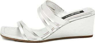 Pedro Garcia Sandali con zeppa - Argento