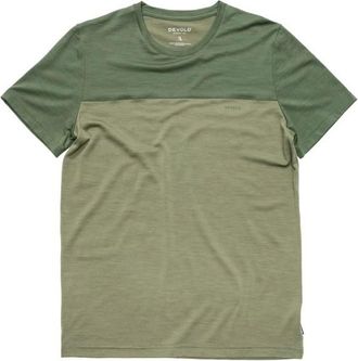 Devold Classic Linear Tee Merinoshirt f&uuml;r Herren | oliv