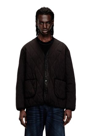 Diesel Quilted liner-style jacket - Jackets - Man - Brown