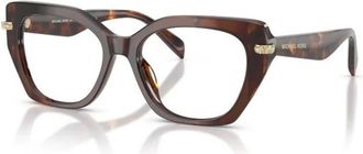 Michael Kors Nashville Frame - Dames - Brillen - Bruin - 53 MM - Leer - Accessoires