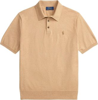 Ralph Lauren Polo Shirt - Heren - Polos - Beige - S - Tops