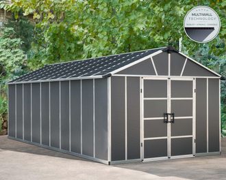 Palram Canopia Yukon Caseta De Jard&iacute;n 643x332x252 Cm Con Piso