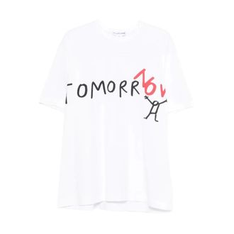 Comme Des Gar&ccedil;ons T-Shirts, male, White, Size: XS T-shirt Knit