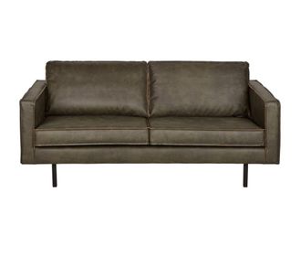 Woood Sof&aacute; de 2 plazas en piel reciclada