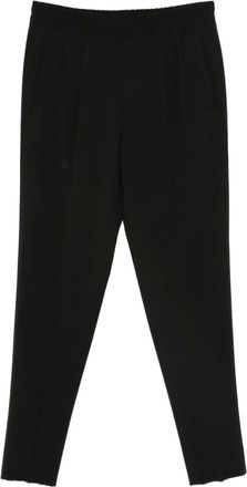 Ermenegildo Zegna elasticated-waistband trousers - Black